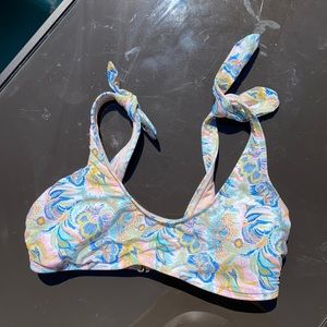 Bikini top paisley print